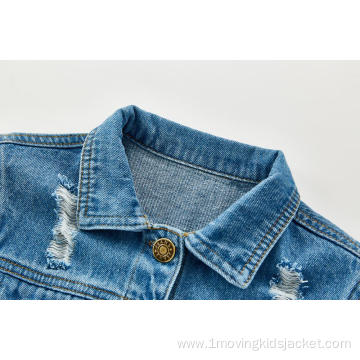 Spring And Autumn Baby Denim Jacket Casual Top